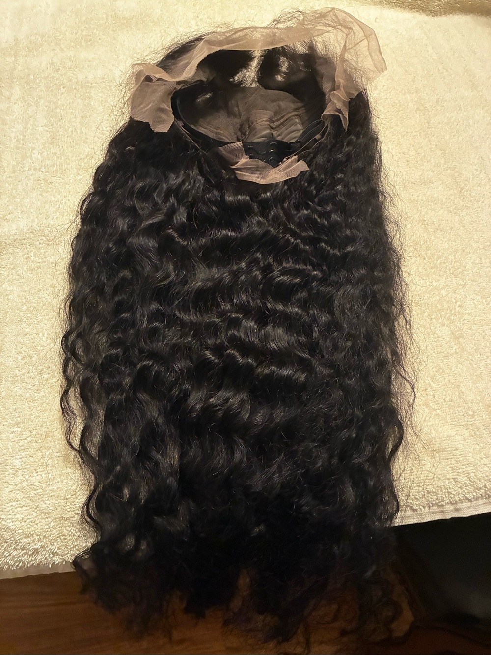 32" Deep Wave Lace Front Wig - Natural Black - Human Hair - Picture 7 of 7